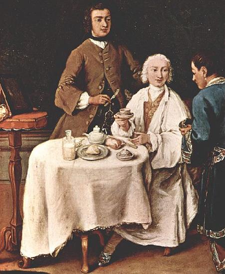 Pietro Longhi Besuch bei einem Lord oil painting picture